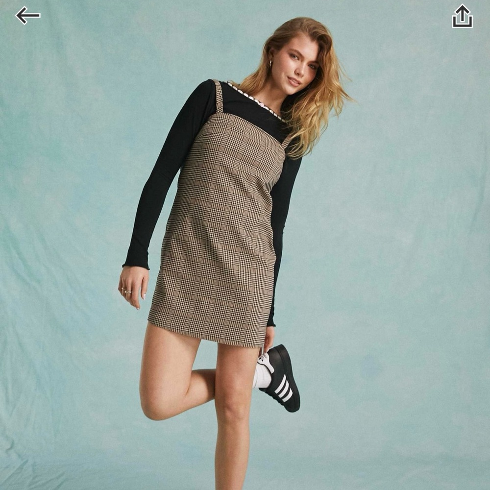 ASOS Mini Plaid Dress